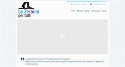 Desktop Screenshot of lozerbinopertutti.it