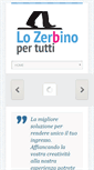 Mobile Screenshot of lozerbinopertutti.it